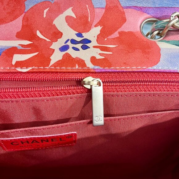 Watercolor Floral Jumbo Classic Single Flap Bag - Picture 13 of 16